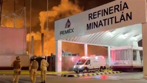 Controló Pemex incendio en refinería confirmó cuatro heridos Extremo