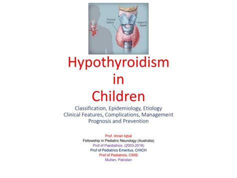 Hypothyroidism in children 2021 | PPT