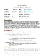 POLS 111 2020 09 Course Syllabus FINAL Sept 2 5 Pdf COURSE SYLLABUS