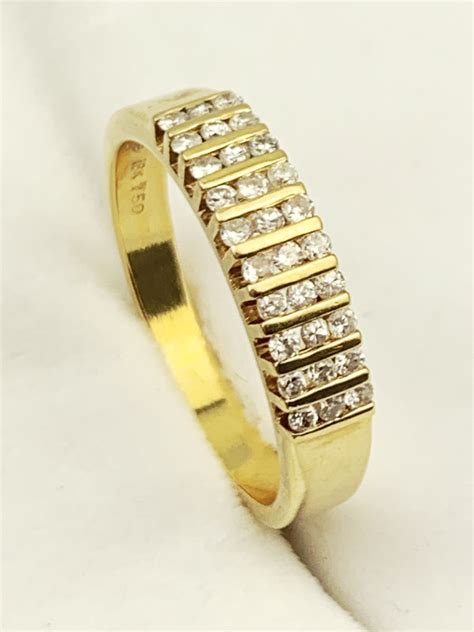 Diamond Eternity Wedding Band in 18ct Gold