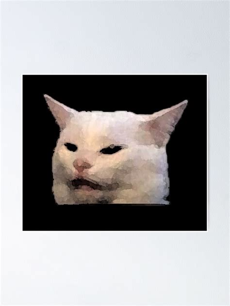 "Angry Cat Meme Watercolor" Poster for Sale by MagicalMystery6 | Redbubble