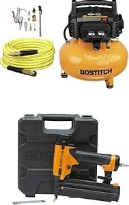 Bostitch Btfp Wpk Gallon Psi Oil Free Compressor Kit With