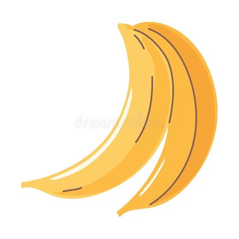 Icono De La Fruta Fresca Bananera Ilustración del Vector Ilustración