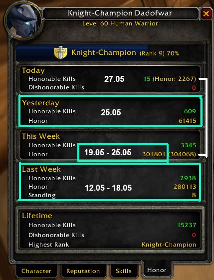 [bug] Classic Era Realms Pvp Rank And Honor Not Updating Wow Classic General Discussion