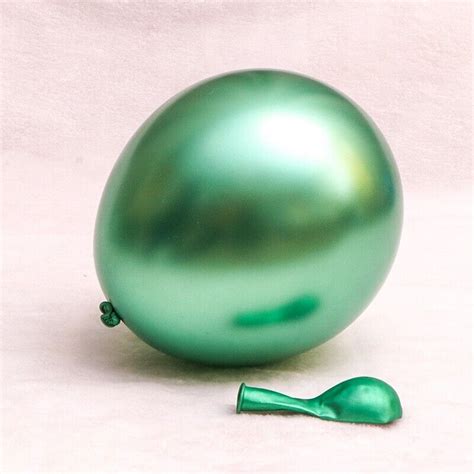 100 StüCk 10 Metallic Farbe Latex Luftballons Dickes Chrom Helium