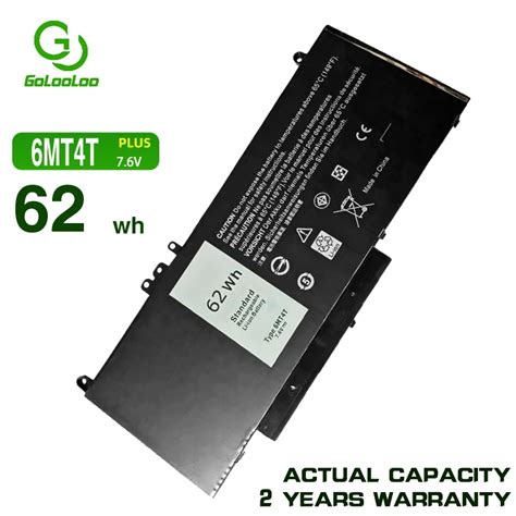 Golooloo Mt T Laptop Battery For Dell Latitude E E Notebook