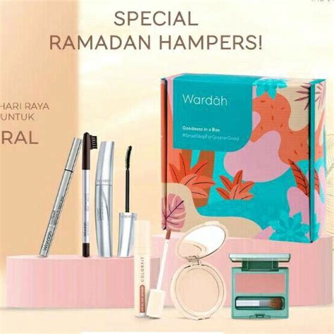 jual wardah paket hampers  serum natural pink paket
