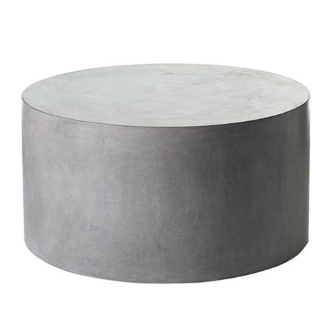 Holloway Round Concrete Coffee Table - Moss Manor