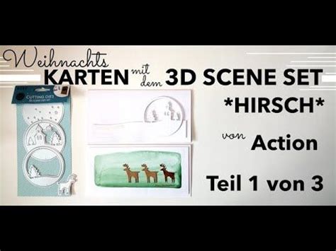 Karten Mit Dem 3D Scene Stanzen Set Von Action Teil 1 Von 3 YouTube