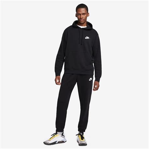 Nike Sportswear Fleece Tracksuit Basic Blackwhite Tracksuits