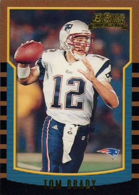 Tom Brady 2000 Bowman 236 Base Price Guide Sports Card Investor