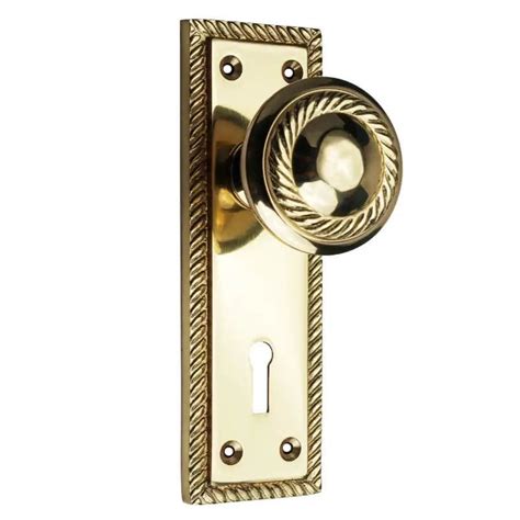 Brass Door Handles On Backplate Door Handle Store