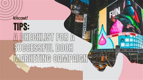 DOOH Advertising Checklist: How to Design a Successful Digital Out of Home Advertising Campaign ...