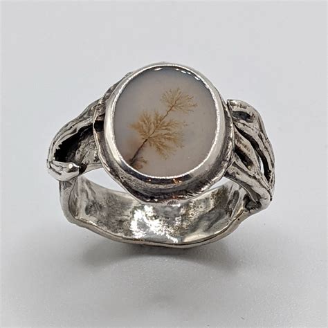 Dendritic Agate Ring By Andrea Russell The Avenue Gallery