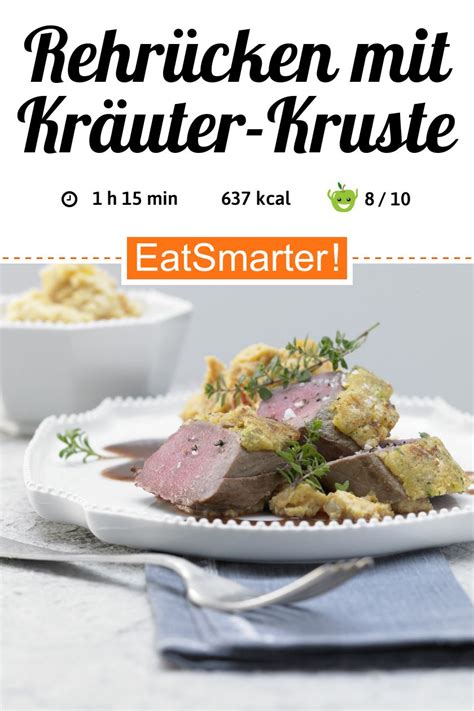 Rehr Cken Mit Kr Uter Nuss Kruste Rezept Eat Smarter