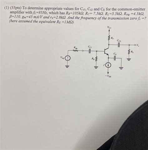 Solved 1 55pts To Determine Appropriate Values For Cci Chegg