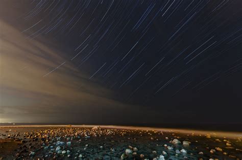 Time lapse photo of a starry sky during night time HD wallpaper | Wallpaper Flare