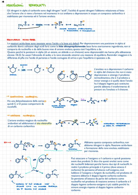 Reazioni Di Chimica Organica Con Spiegazioni Ed Esempi Schemi E Mappe