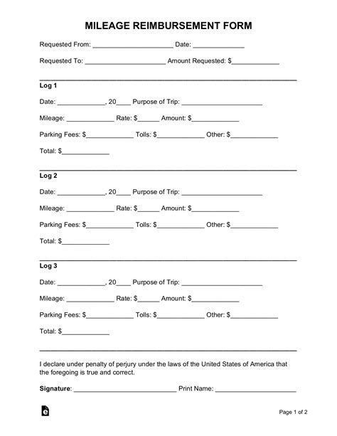 Medical Mileage Form 2023 - Printable Forms Free Online