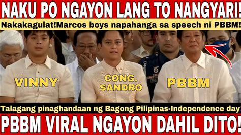 Omgpbbm Viral Matapos Ang Nakakatindig Balahibong Speechmga Anak Na