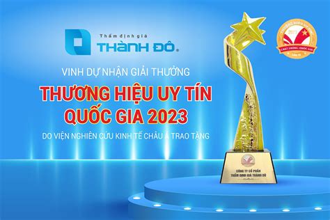 Thẩm định giá Thành Đô được vinh danh Thương hiệu uy tín Quốc Gia 2023