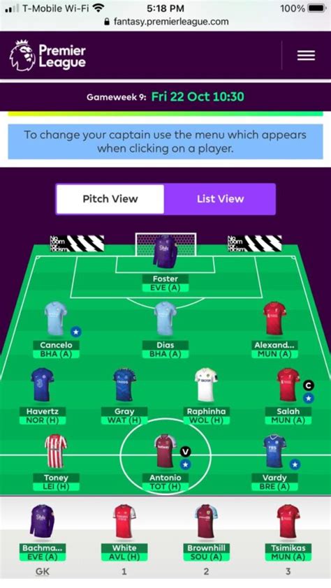 Fpl Team Selection Tips Gw Ffg Contributors Teams Part