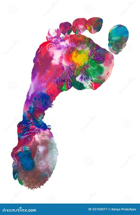 Colorful Foot Stock Image Image Of Foot Design Pattern 22743077