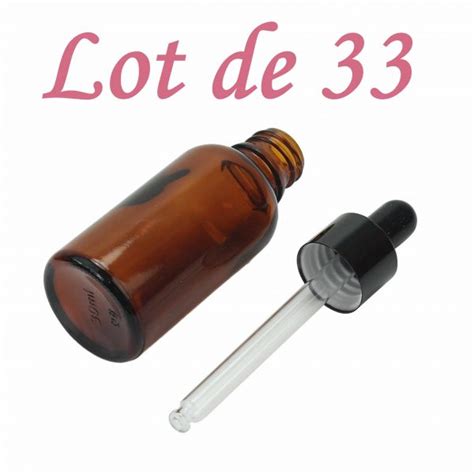 Flacon Compte Gouttes Ml Avec Pipette Vide X Essences Florales