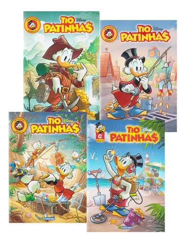 Gibi Disney Culturama Kit Tio Patinhas Edições 46 47 48 E 49