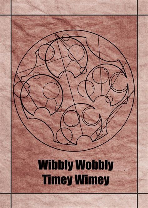 Wibbly Wobbly Timey Wimey In Doctor Who S Gallifreyan Etsy In 2021