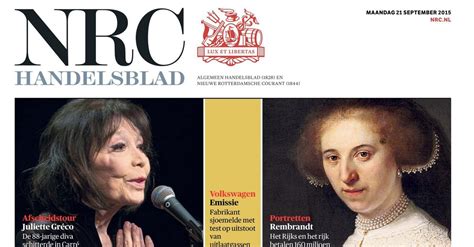 Nrc Handelsblad Van Maandag September Nrc