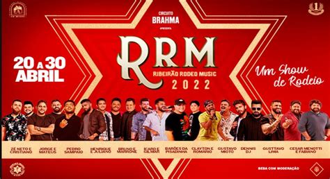 Confira Os Shows Do Ribeirão Rodeo Music 2022 Que Será Em Realizado Em