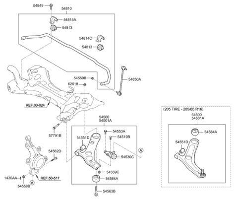 R Genuine Kia Arm Complete Front Lower