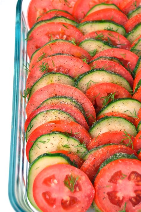 Layered Tomatoes Cucumbers The Nutritionist Reviews