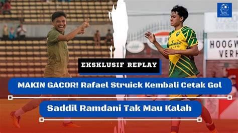 Rafael Struick Cetak Gol Untuk Ado Den Haag Saddil Ramdani Sumbang Gol