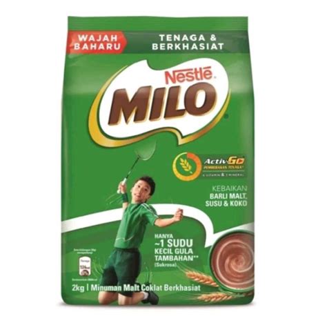 Nestl Milo Chocolate Malt Powder Soft Pack G G Kg Kg Shopee