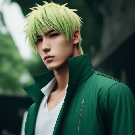 Male Anime Characters With Green Hair