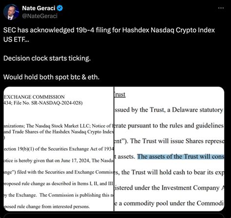 Hashdexs Bitcoin Ethereum ETF Gets A Nod From The SEC Bitget News