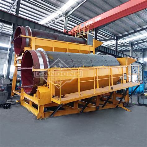 Gold Processing Plant Alluvial Placer Gold Wash Plant Trommel Drum Screen Washing Plant Gold