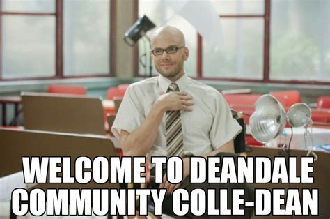 Jeff Winger as Dean Pelton : r/community