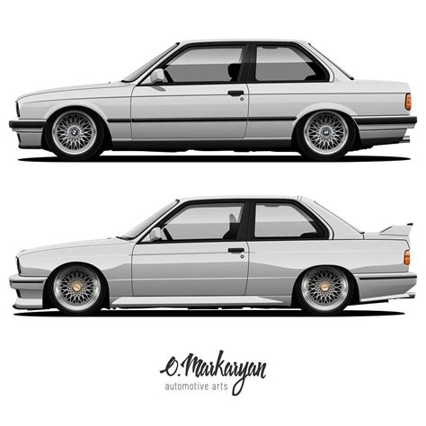 Bmw E Coupe Bmw E M Evo Vector Arts You Can Also Order The The