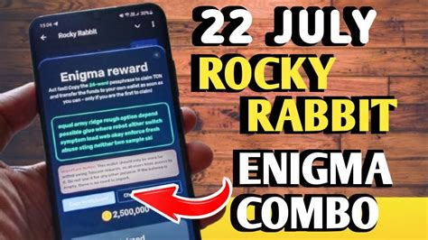 Rocky Rabbit Enigma Combo July Rocky Rabbit Enigma Today Rocky