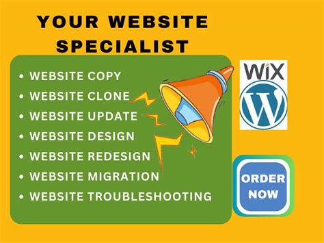 Design Redesign Create Copy Migrate Troubleshoot Wix An Wordpress