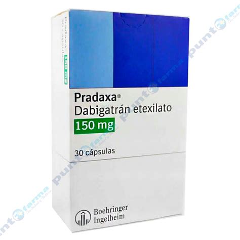 Pradaxa 150mg Caja De 30 Cápsulas Punto Farma