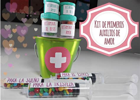 kit primeros auxilios de amor botiquin de amor Regalos fáciles