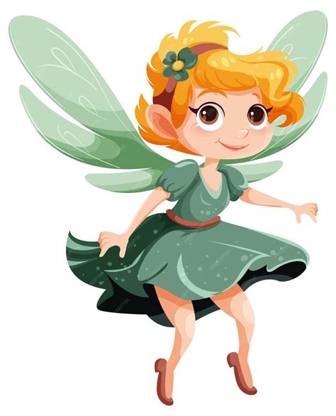 Free Vector | Beautiful fairy cartoon character