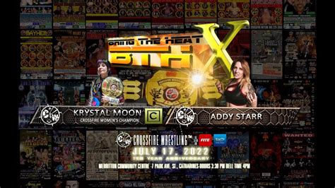 Krystal Moon C Vs Addy Starr Crossfire Women S Championship YouTube