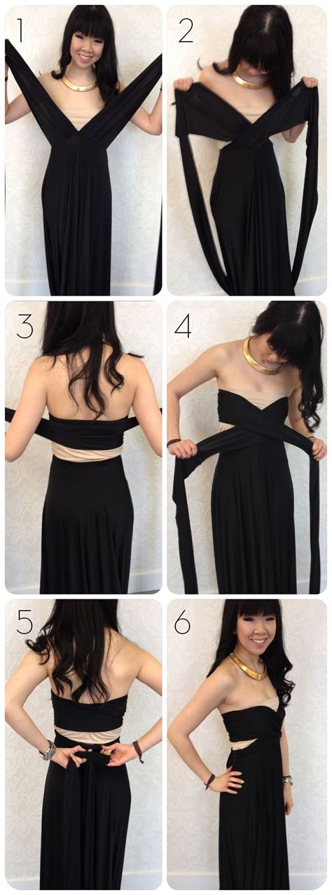 How To Get A Cutout Look With A Convertible Dress Infinity Dress Ways