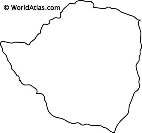 Zimbabwe Map With Landforms Zimbabwe Maps & Facts World Atlas