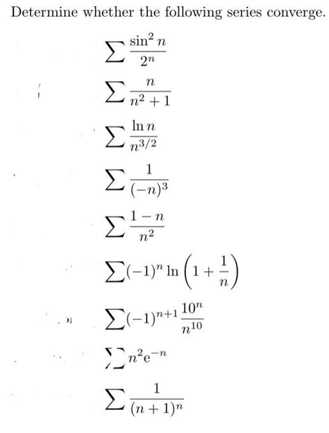 Answered 1 Σ N 3 1 η Σ N2 E 1 In 1 1 N… Bartleby